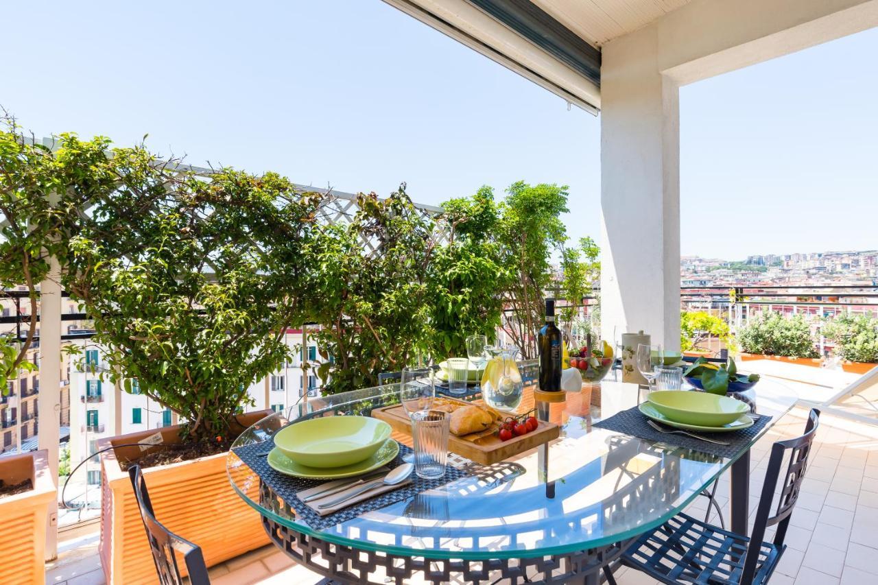 N'Attic A Vomero Penthouse Terrace By Napoliapartments Zewnętrze zdjęcie